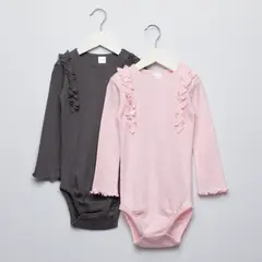 YAMP - Pack de 2 Bodys Algodón Bebé Unisex