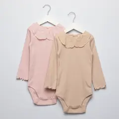 YAMP - Pack de 2 Bodys Algodón Bebé Niña