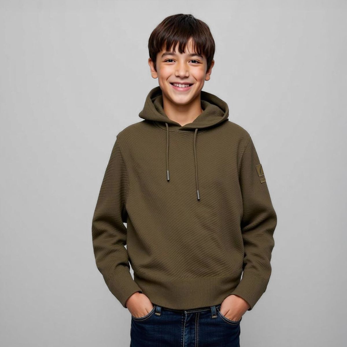 FEDERATION - Sweater Acrílico Niño Federation con Gorro