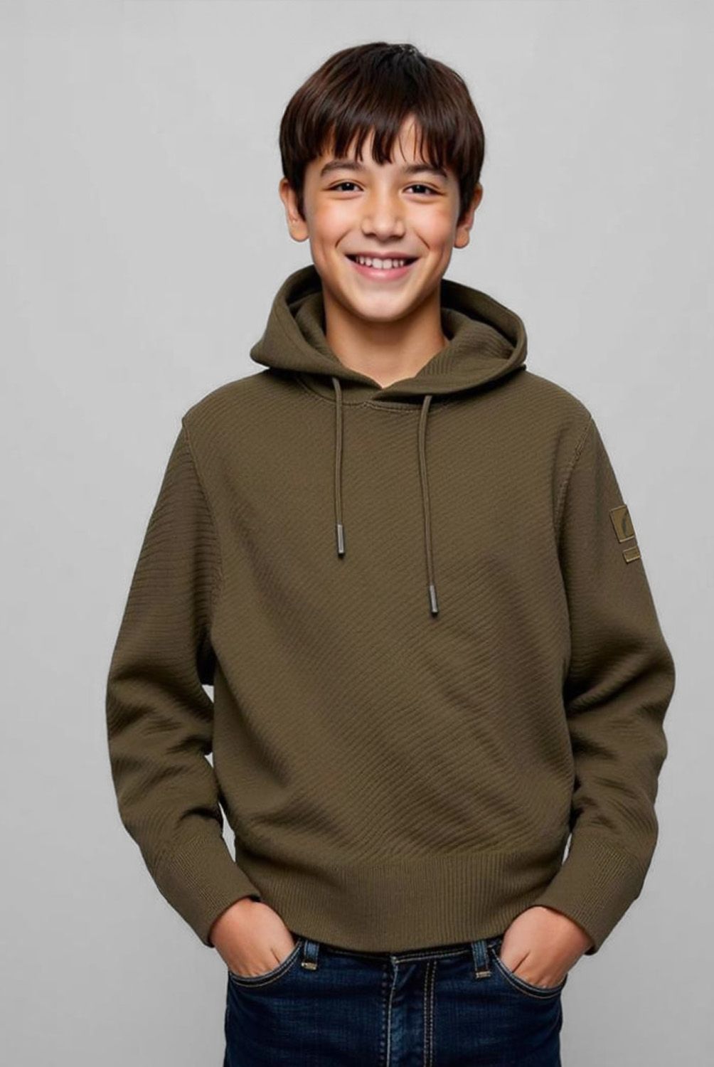 FEDERATION - Sweater Acrílico Niño Federation con Gorro