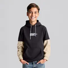 FEDERATION - Polerón Niño Algodón Estampado con Gorro