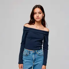 ELEVEN - Polera Manga Larga Niña Algodón Casual