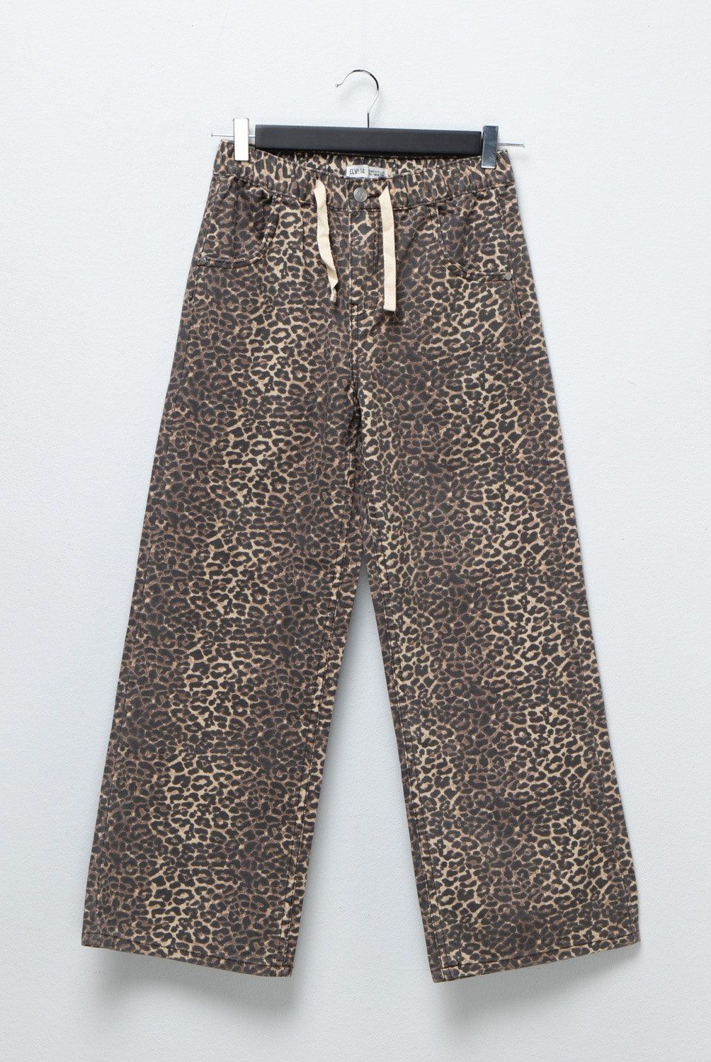 ELEVEN - Jeans Eleven Wide Leg Animal Print Niña Algodón
