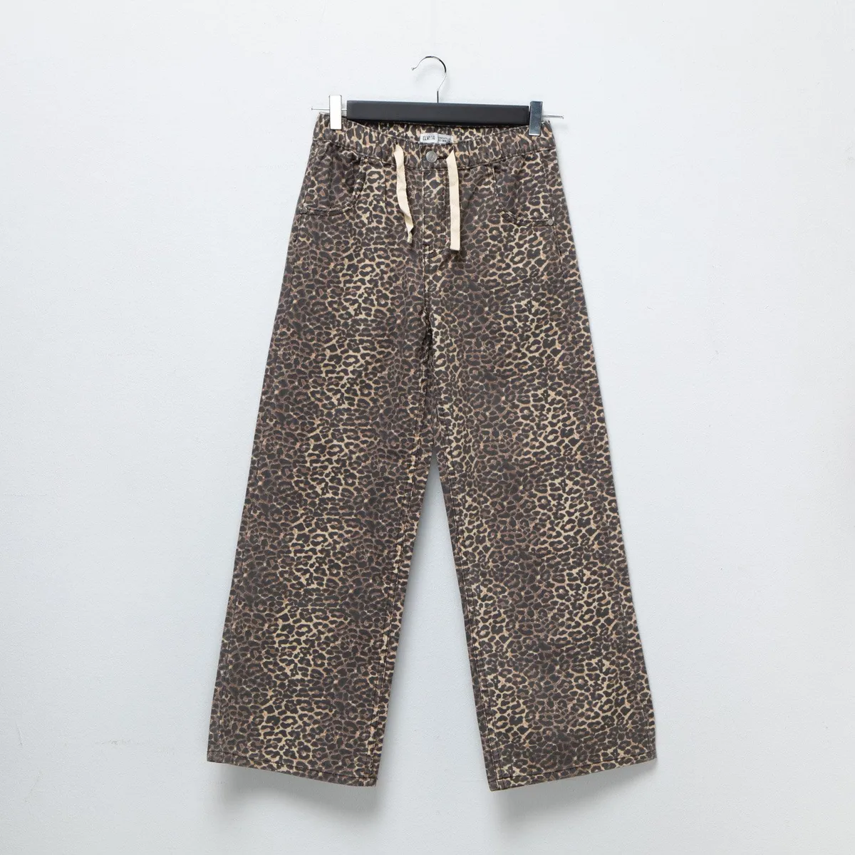 ELEVEN - Jeans Eleven Wide Leg Animal Print Niña Algodón