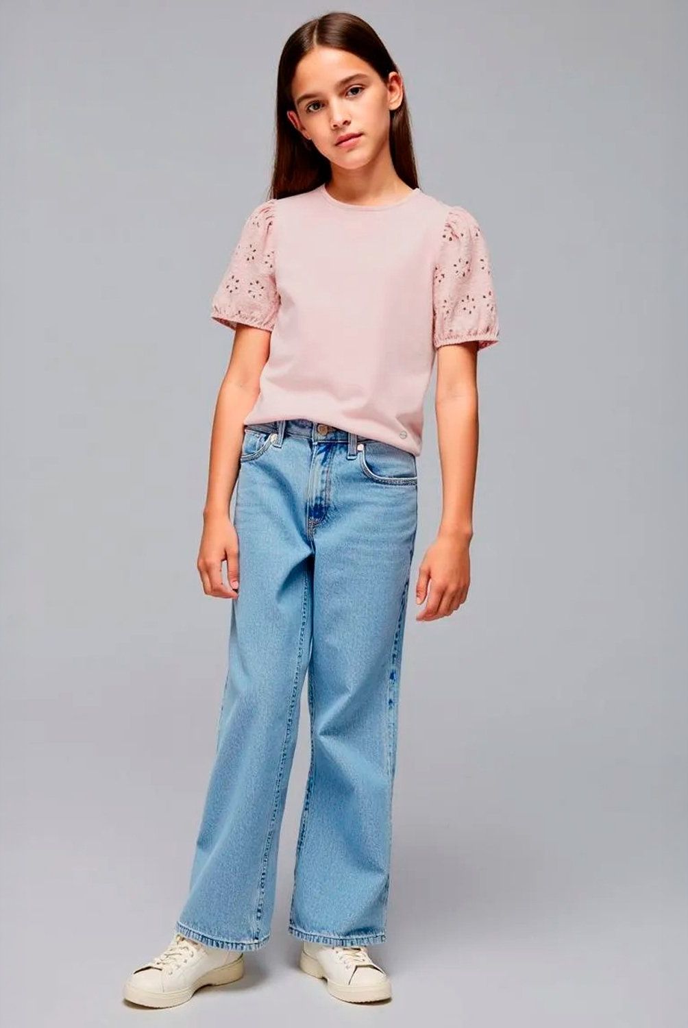 ELEVEN - Polera Eleven Manga Corta Diseño Niña Algodón