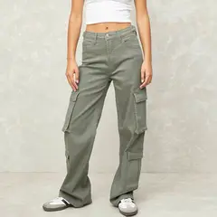 SYBILLA - Jeans Cargo Mujer