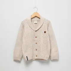 CONIGLIO - Cardigan Trenzas Manga Larga Niño