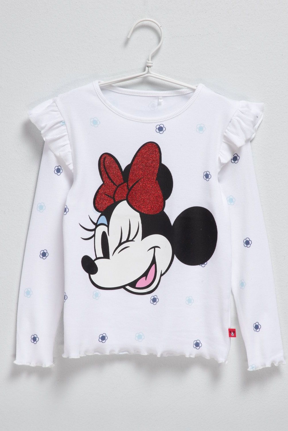 MINNIE - Polera Manga Larga Niña Minnie