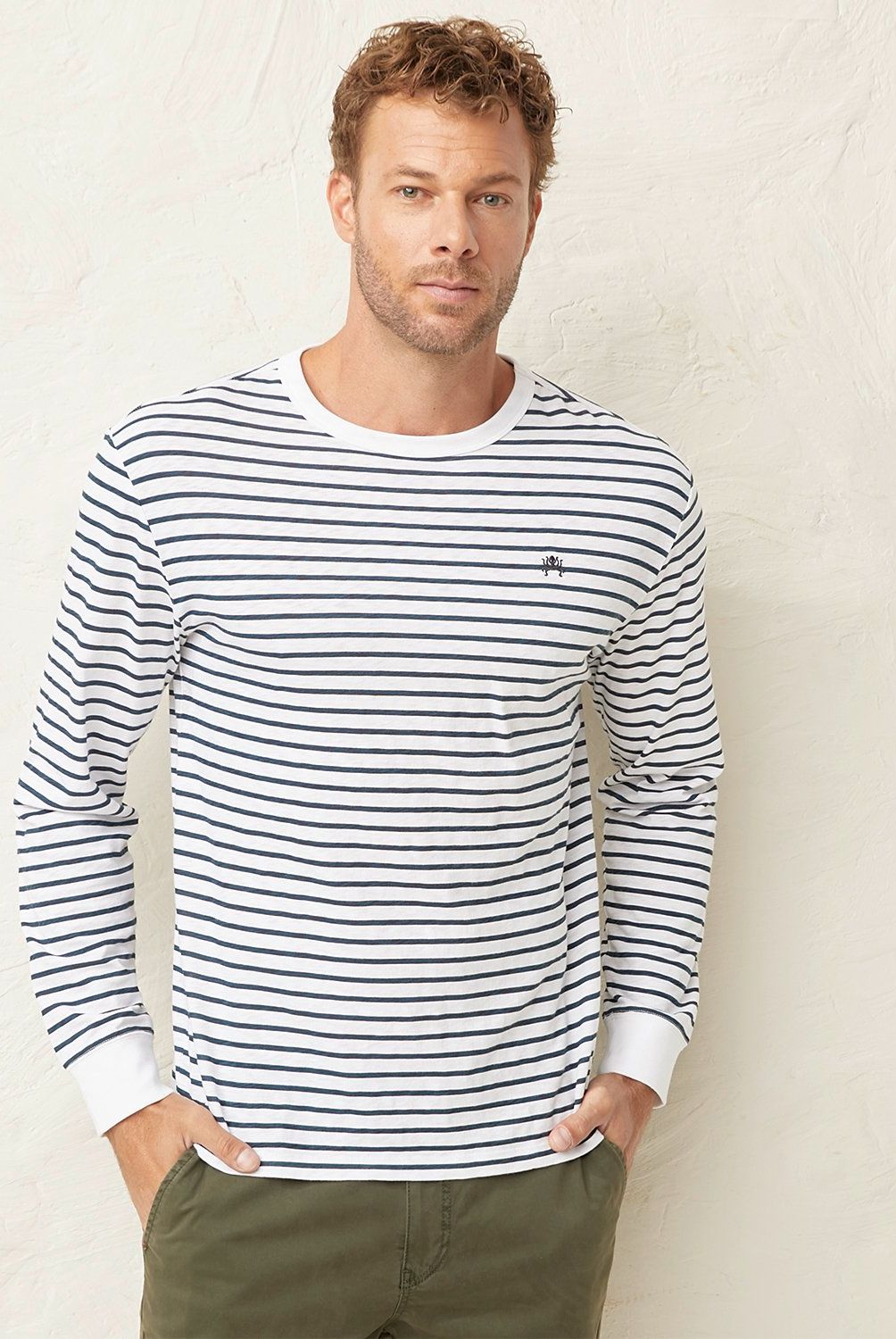 CASCAIS - Polera Manga Larga Algodón Hombre Cascais