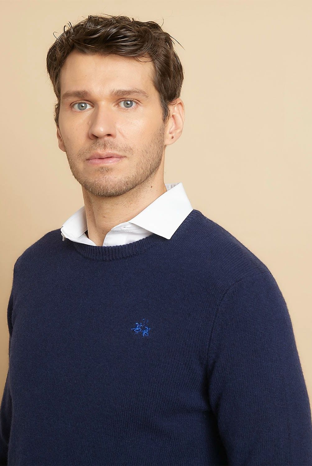 LA MARTINA - Sweater Crew Neck Lana Hombre La Martina