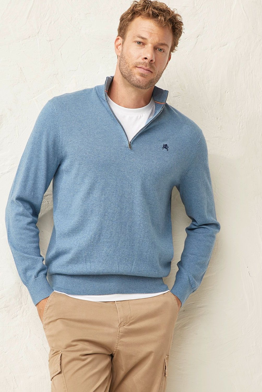CASCAIS - Sweater Manga Larga Algodón Hombre Cascais