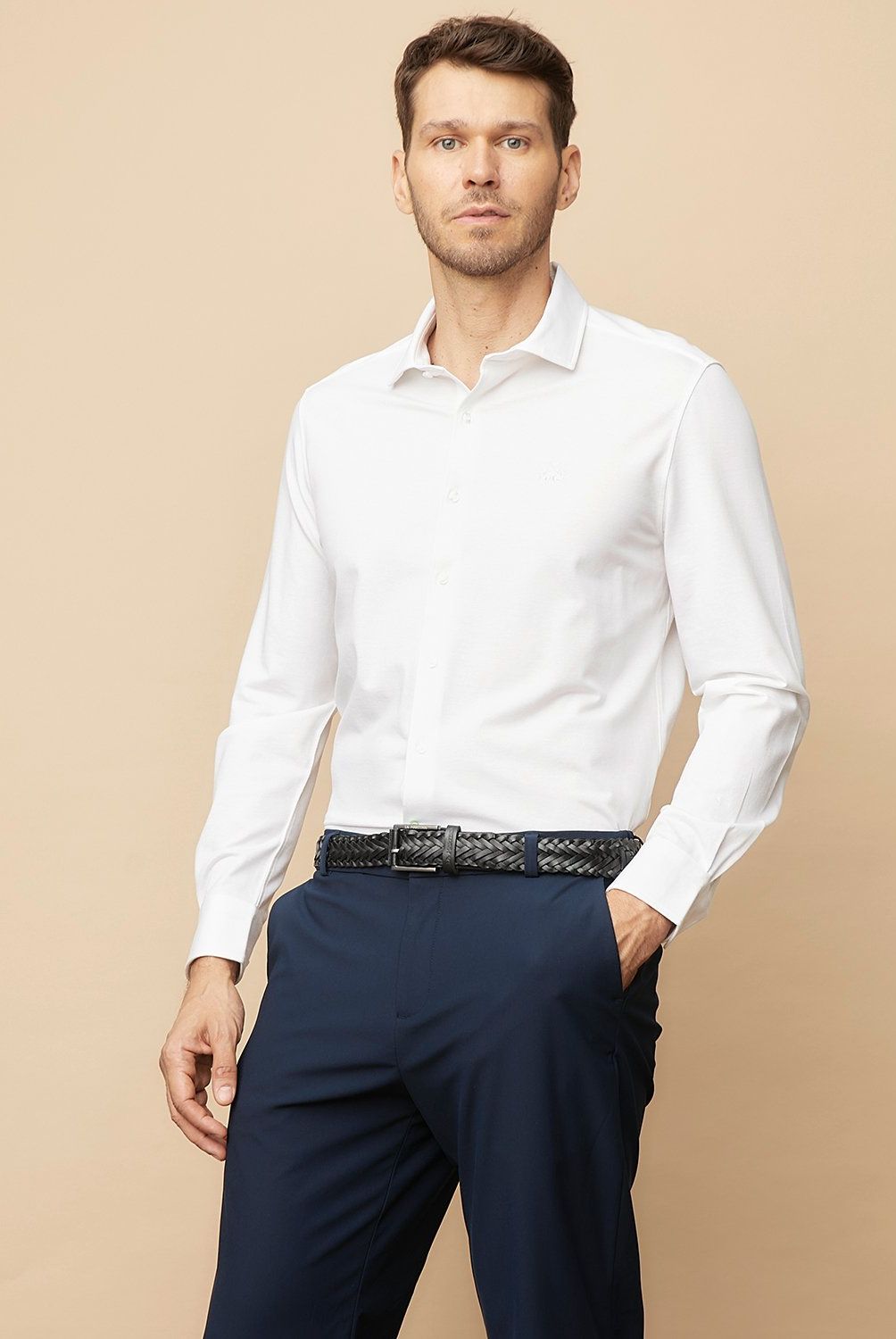 LA MARTINA - Camisa Casual Manga Larga Algodón Hombre La Martina