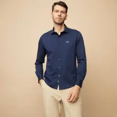 LA MARTINA - Camisa Casual Manga Larga Algodón Hombre