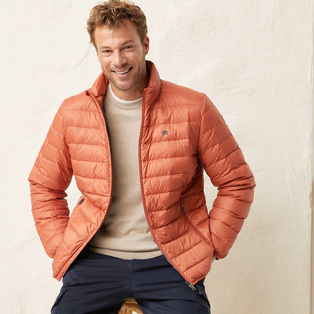 CASCAIS - Parka Pluma Manga Larga Hombre Cascais