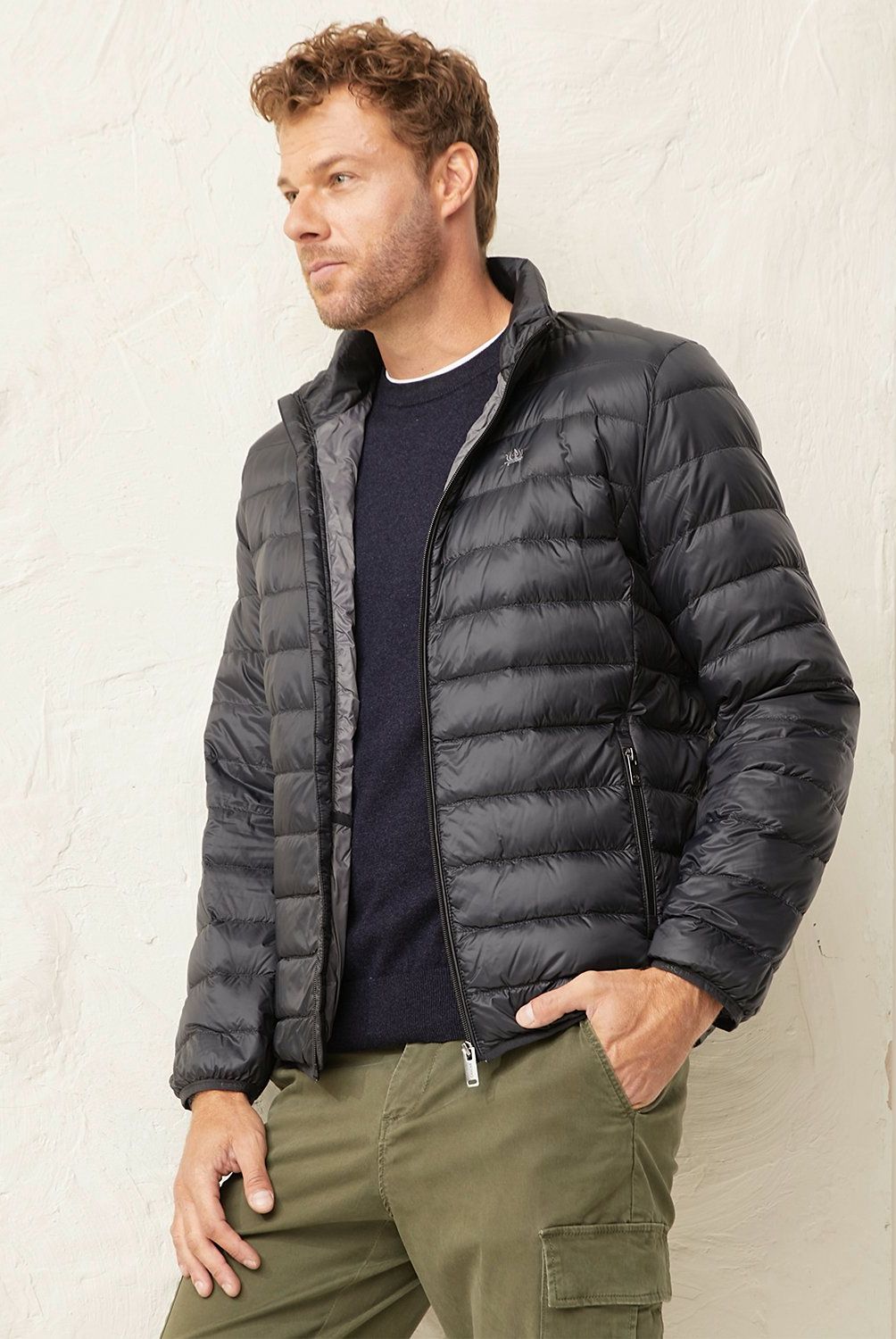 CASCAIS - Parka Pluma Manga Larga Hombre Cascais