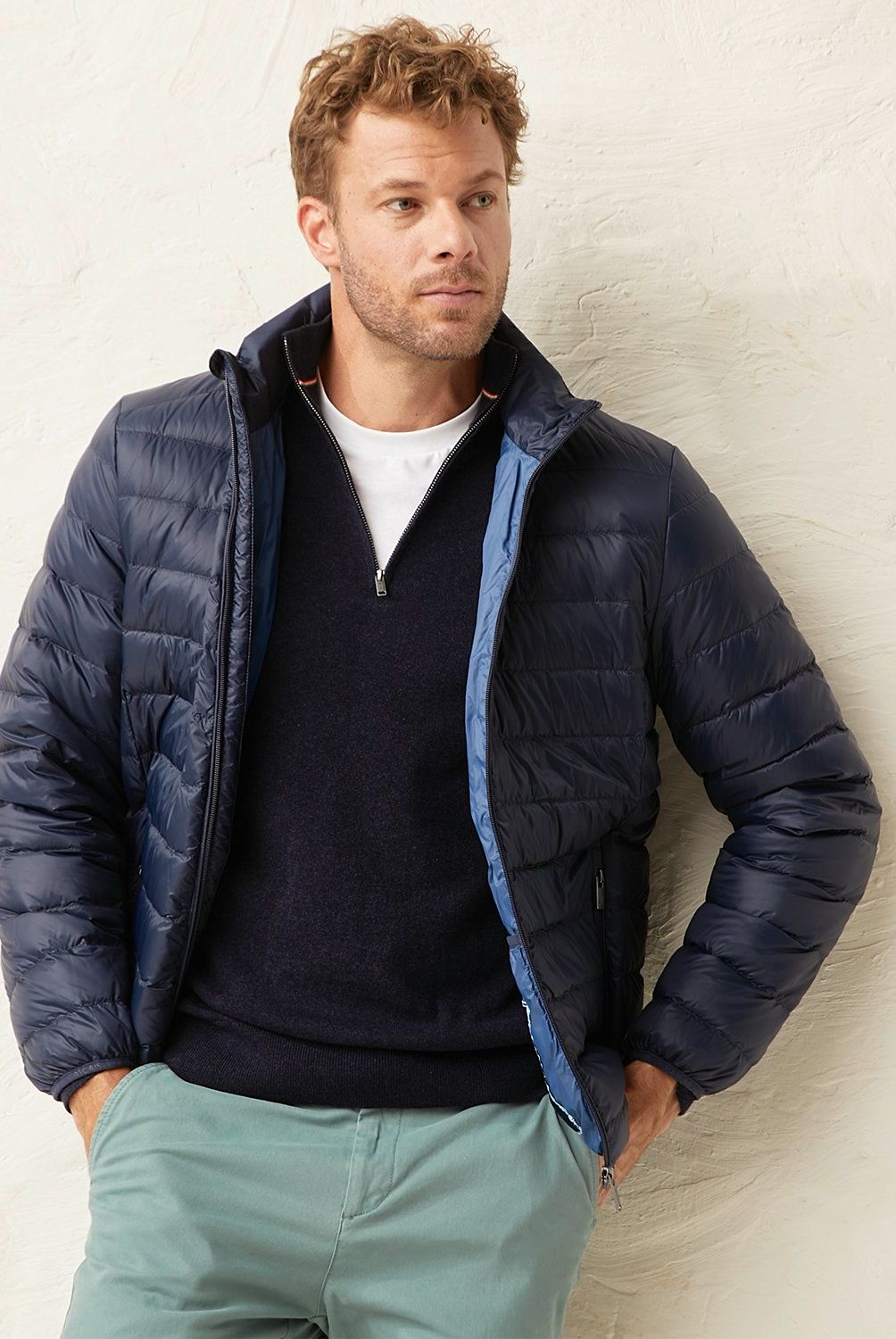 CASCAIS - Parka Pluma Manga Larga Hombre Cascais