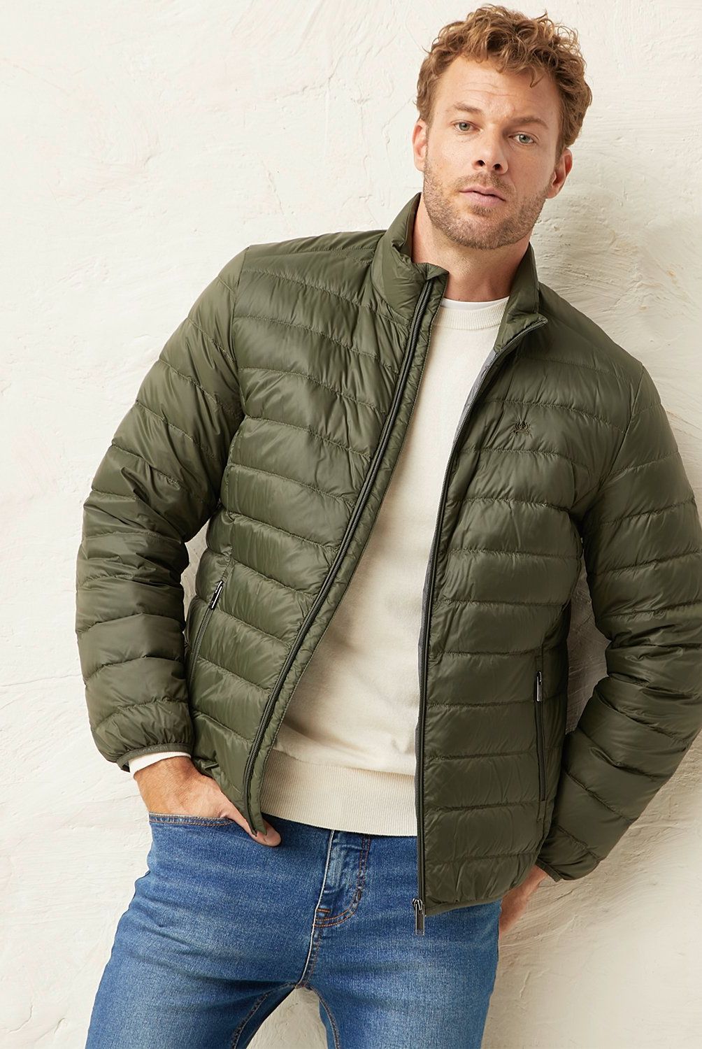 CASCAIS - Parka Pluma Manga Larga Hombre Cascais