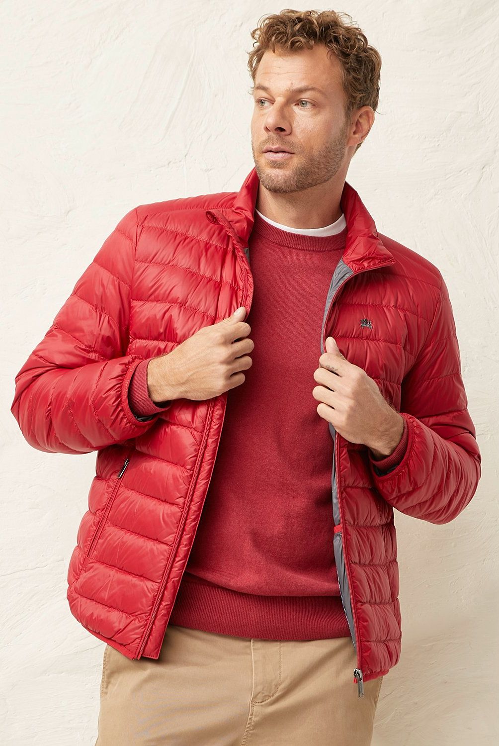 CASCAIS - Parka Pluma Manga Larga Hombre Cascais