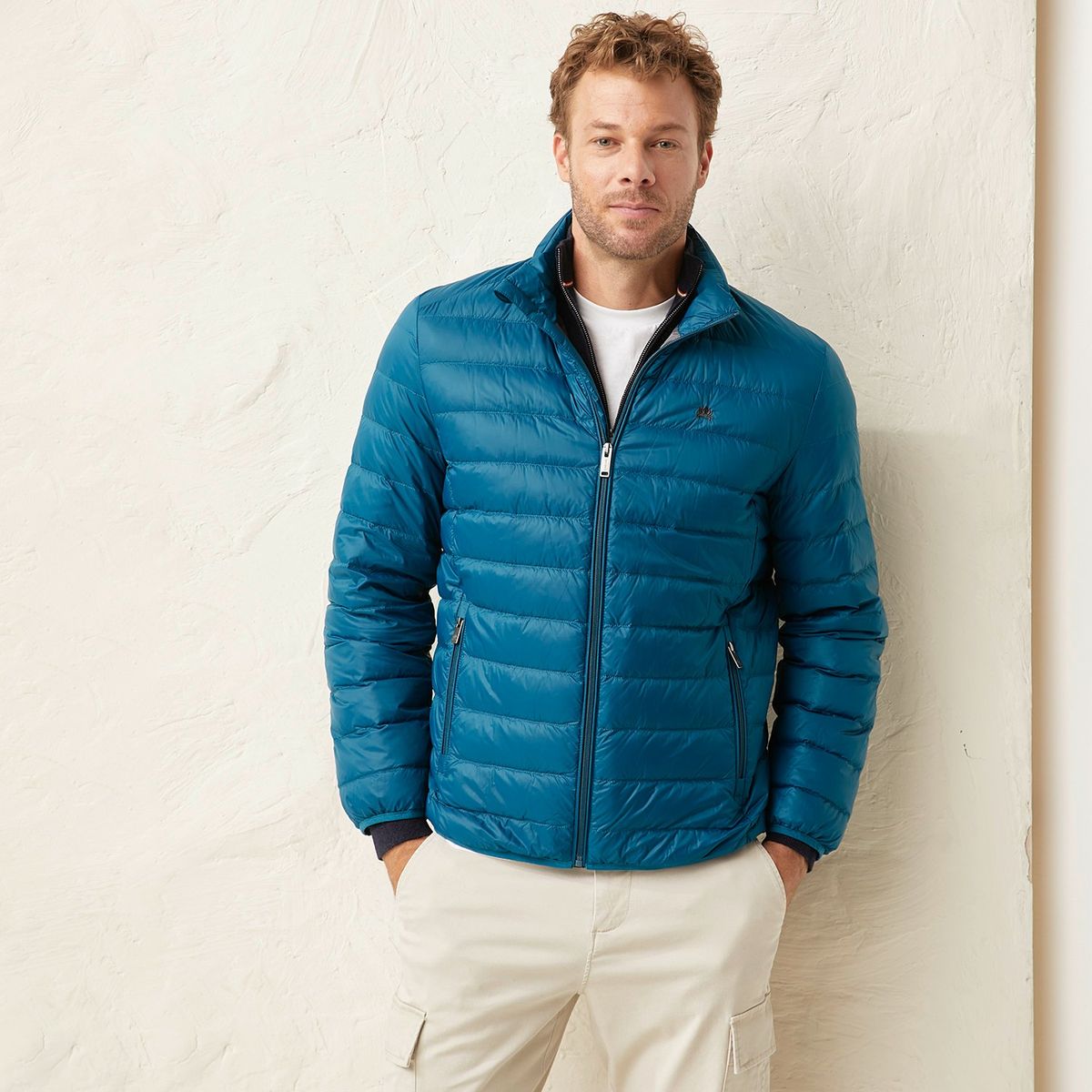 CASCAIS - Parka Pluma Manga Larga Hombre Cascais