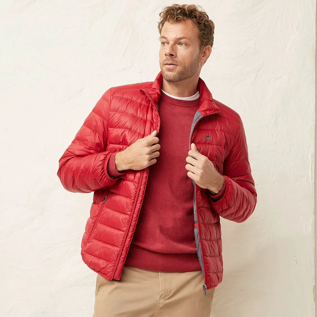 CASCAIS - Parka Pluma Manga Larga Hombre Cascais