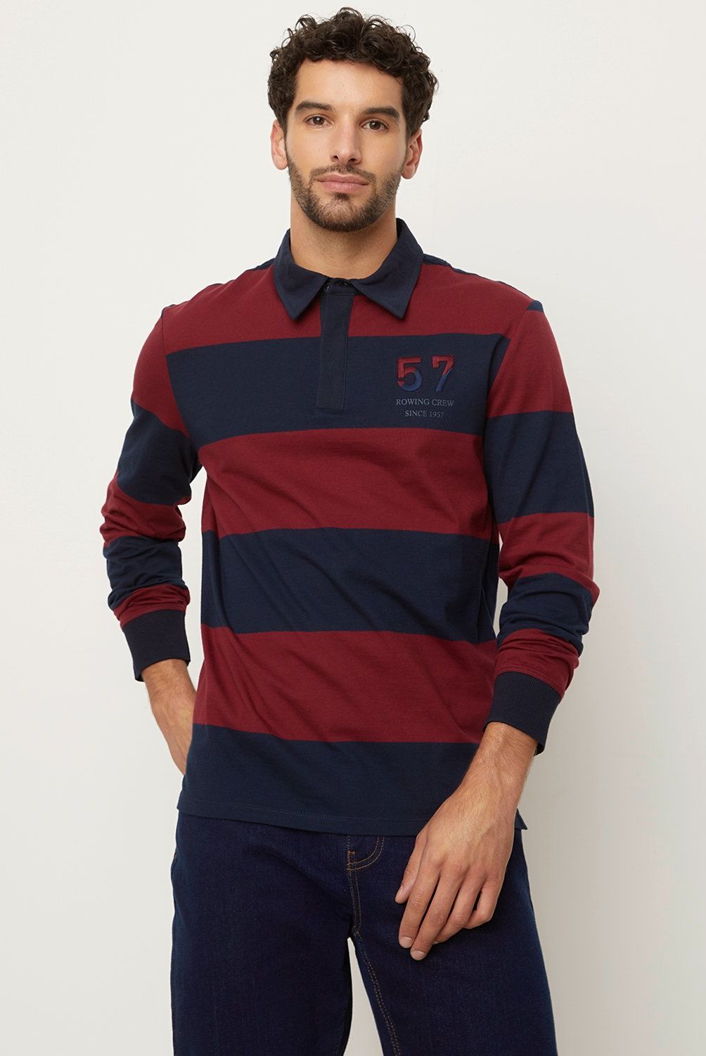 UNIVERSITY CLUB - Polera Manga Larga Algodón Hombre University Club