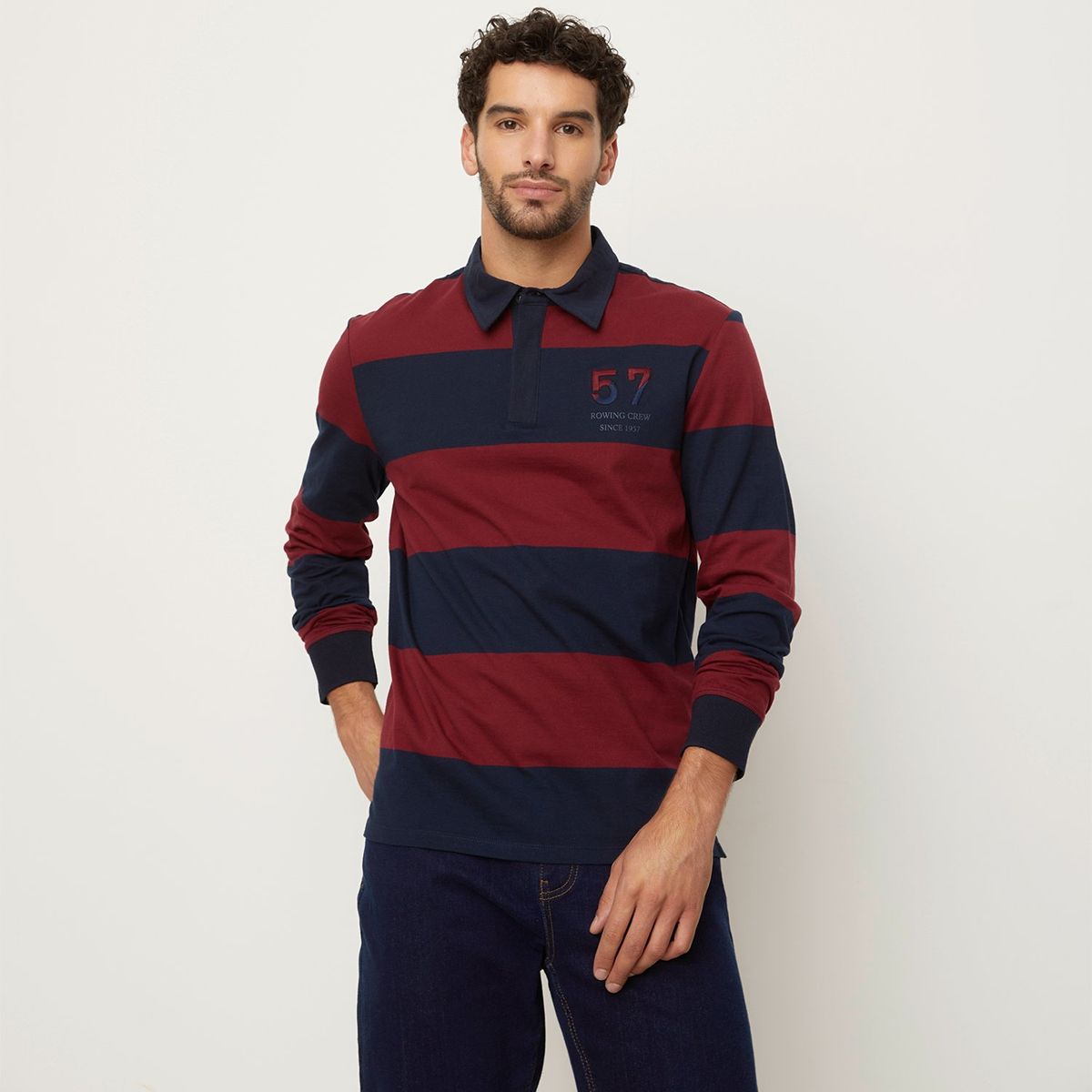 UNIVERSITY CLUB - Polera Manga Larga Algodón Hombre University Club