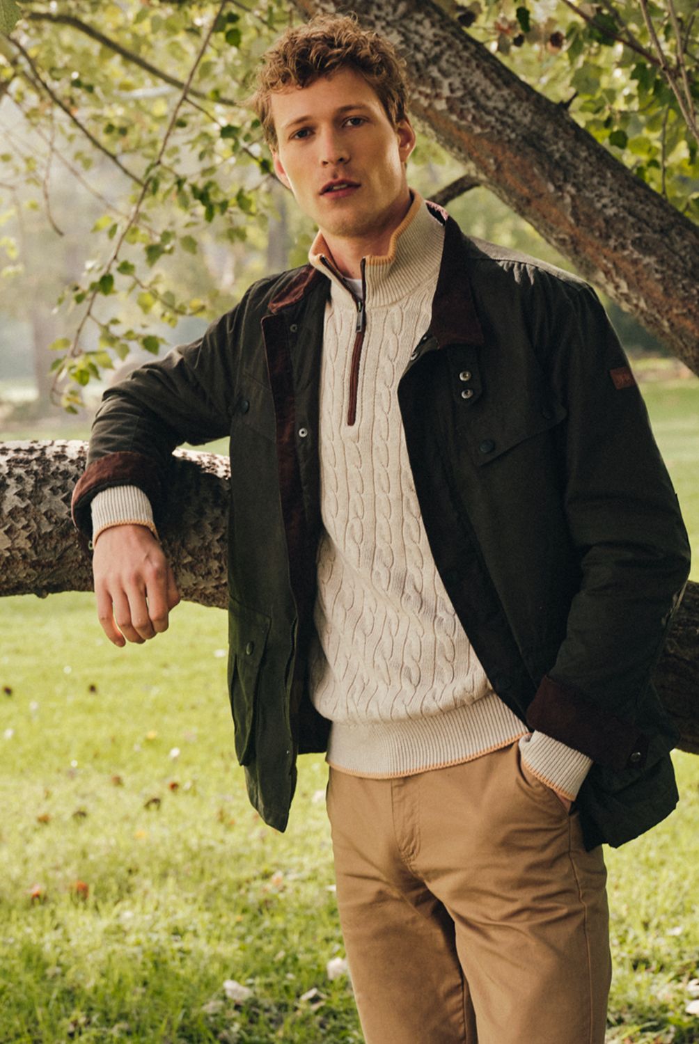 LA MARTINA - Sweater Tejido Trenzado Algodón Hombre La Martina