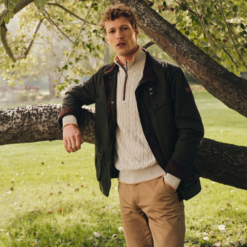 LA MARTINA - Sweater Tejido Trenzado Algodón Hombre La Martina