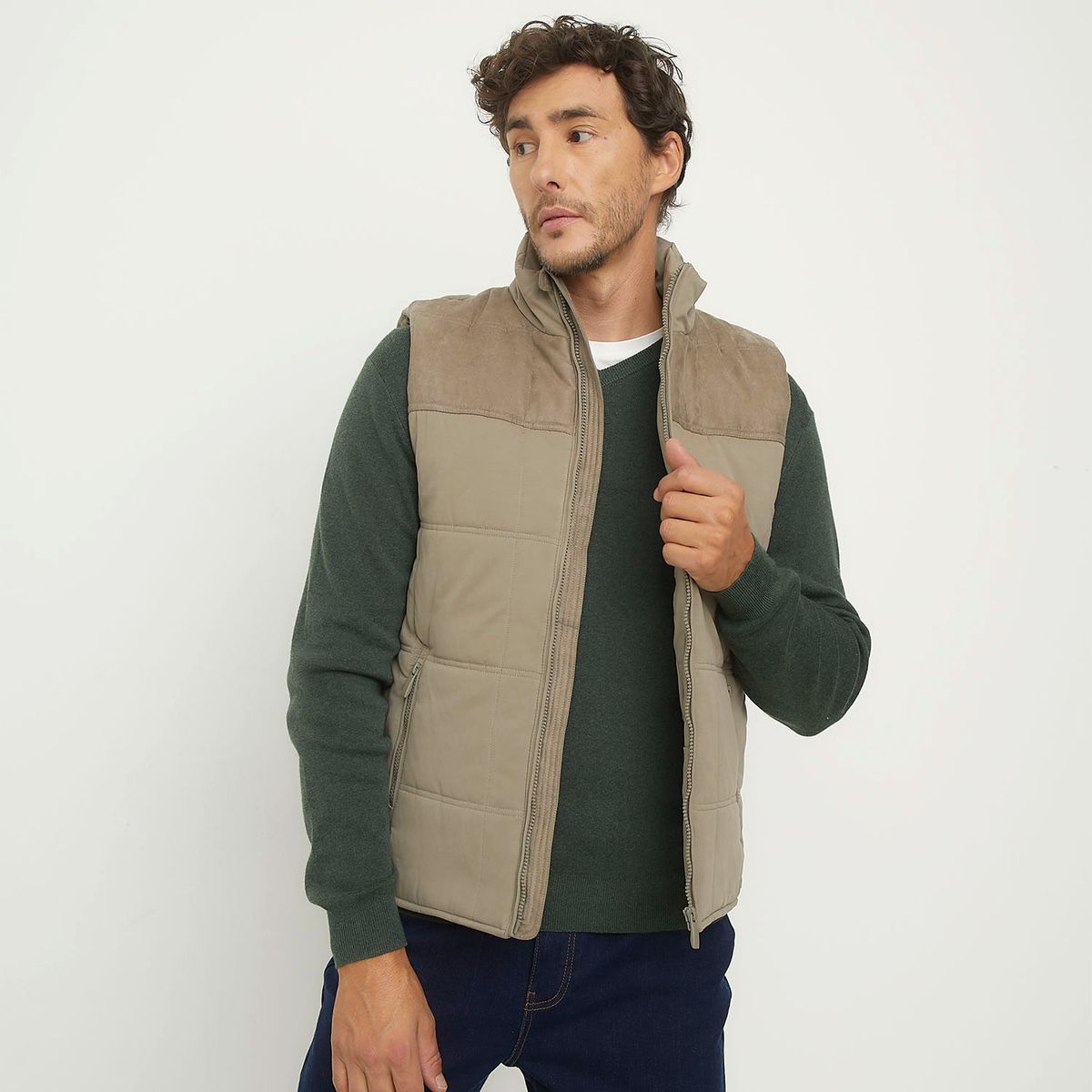 UNIVERSITY CLUB - Parka Sin Mangas Casual Hombre University Club