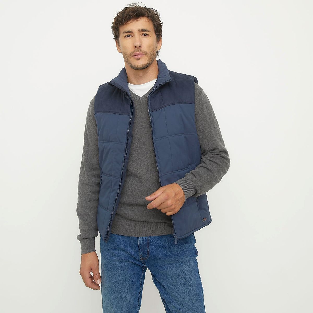 UNIVERSITY CLUB - Parka Sin Mangas Casual Hombre University Club