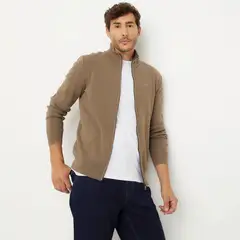 UNIVERSITY CLUB - Sweater Algodón Cierre Frontal Hombre