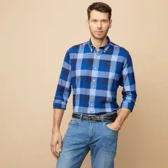 LA MARTINA - Camisa Manga Larga Casual Algodón Hombre