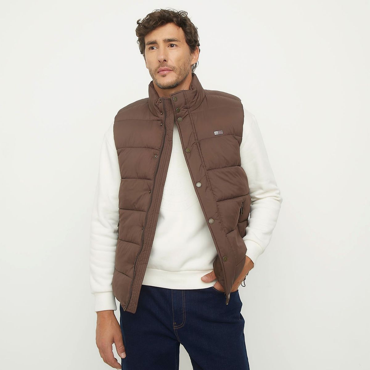 UNIVERSITY CLUB - Parka Sin Mangas Casual Hombre University Club