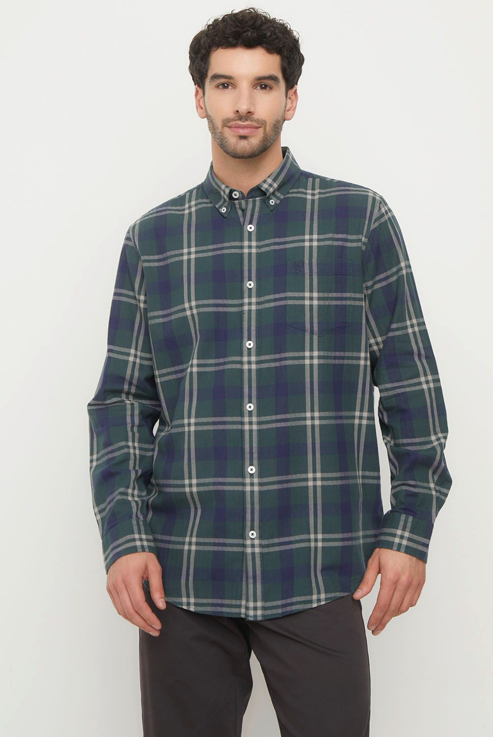 CHRISTIAN LACROIX - Camisa Manga Larga Algodón Hombre Christian Lacroix