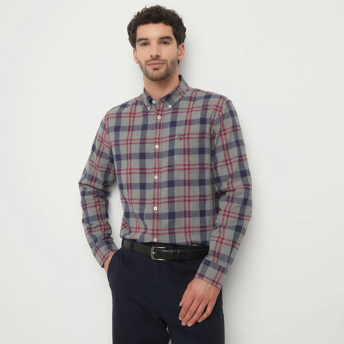 CHRISTIAN LACROIX - Camisa Manga Larga Algodón Hombre Christian Lacroix