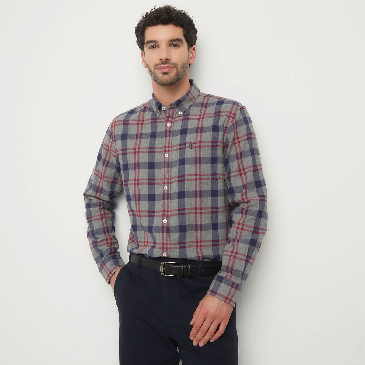 CHRISTIAN LACROIX - Camisa Manga Larga Algodón Hombre Christian Lacroix