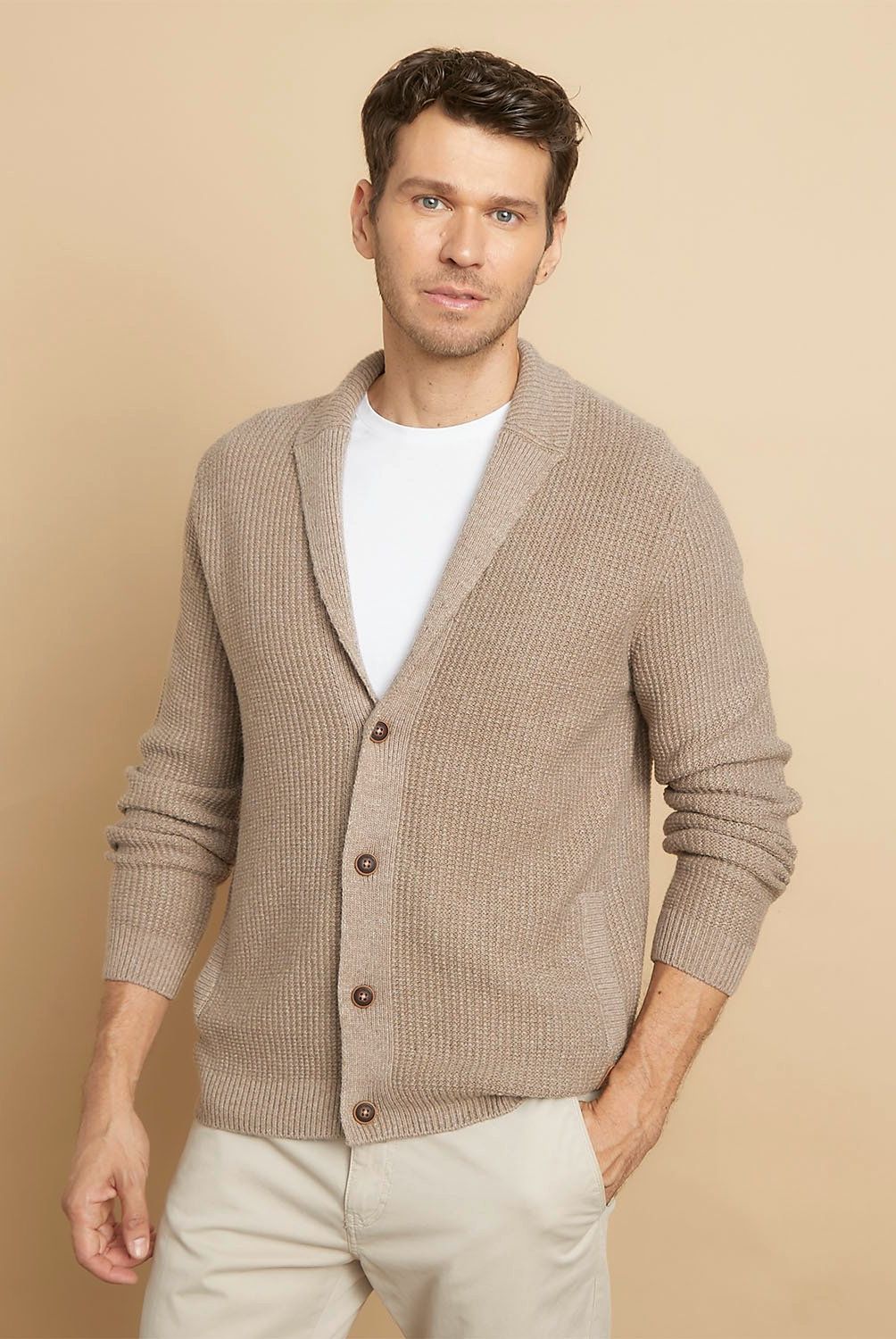 LA MARTINA - Cardigan Tejido Lana Hombre La Martina