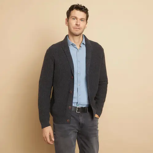 LA MARTINA - Cardigan Tejido Lana Hombre