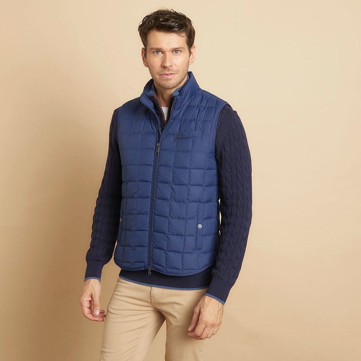 LA MARTINA - Parka Sin Mangas Pluma Hombre La Martina