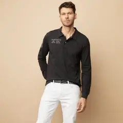 LA MARTINA - Polera Manga Larga Algodón Hombre