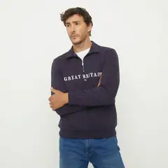 UNIVERSITY CLUB - Polerón Casual Algodón Hombre