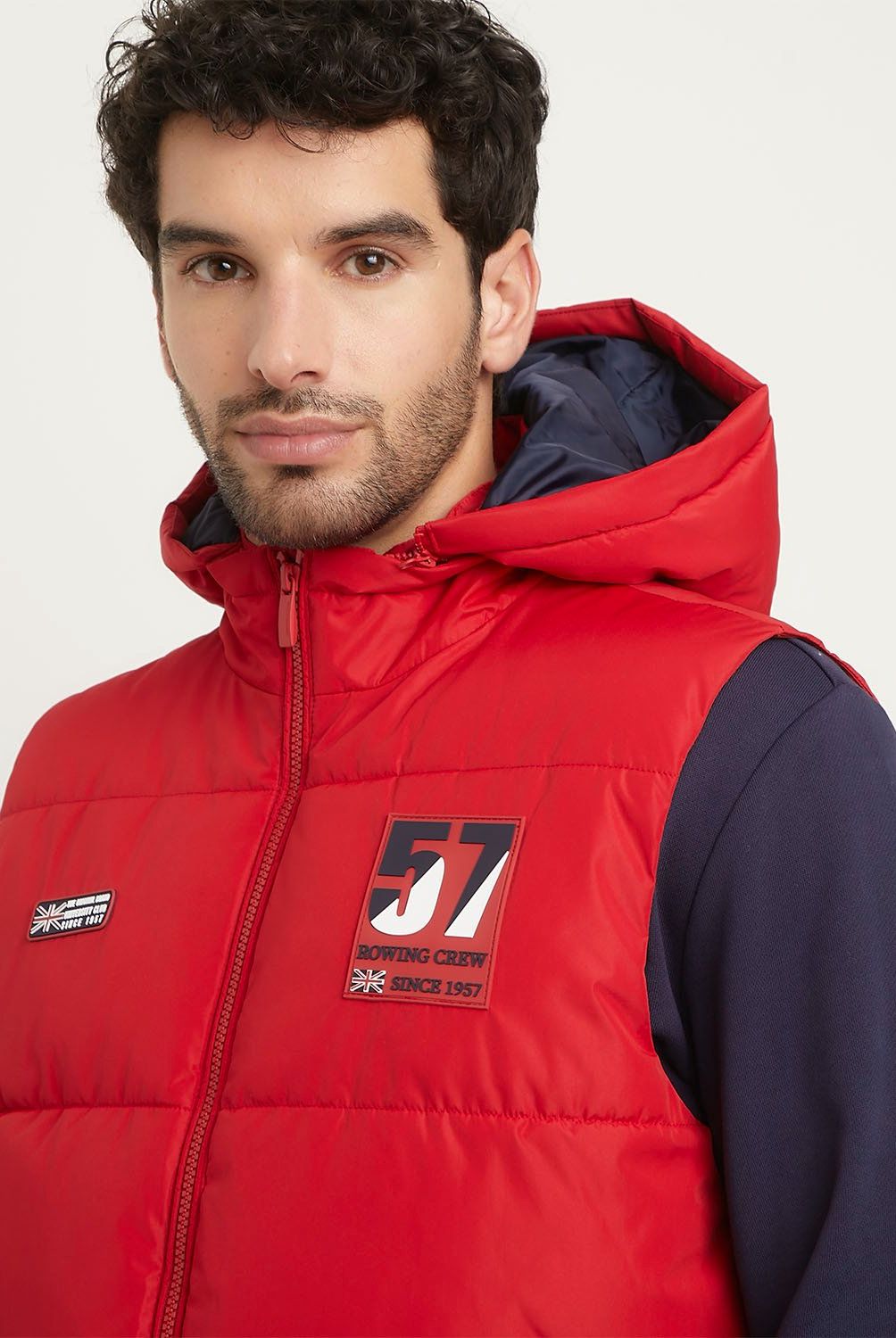UNIVERSITY CLUB - Parka Sin Mangas Acolchada Casual University Club Hombre