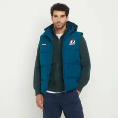 UNIVERSITY CLUB - Parka Sin Mangas Acolchada Casual Hombre