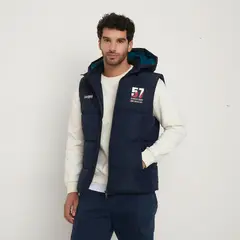 UNIVERSITY CLUB - Parka Sin Mangas Acolchada Casual Hombre