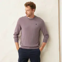 CASCAIS - Sweater Manga Larga Algodón Hombre