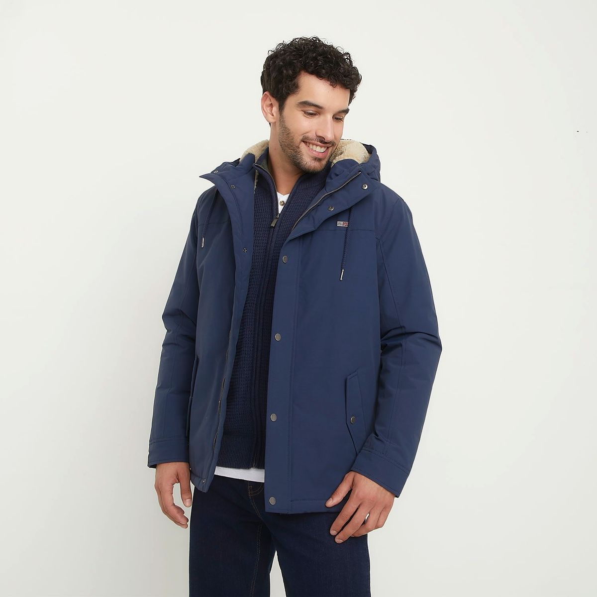 UNIVERSITY CLUB - Chaqueta University Club Manga Larga Con Gorro Hombre