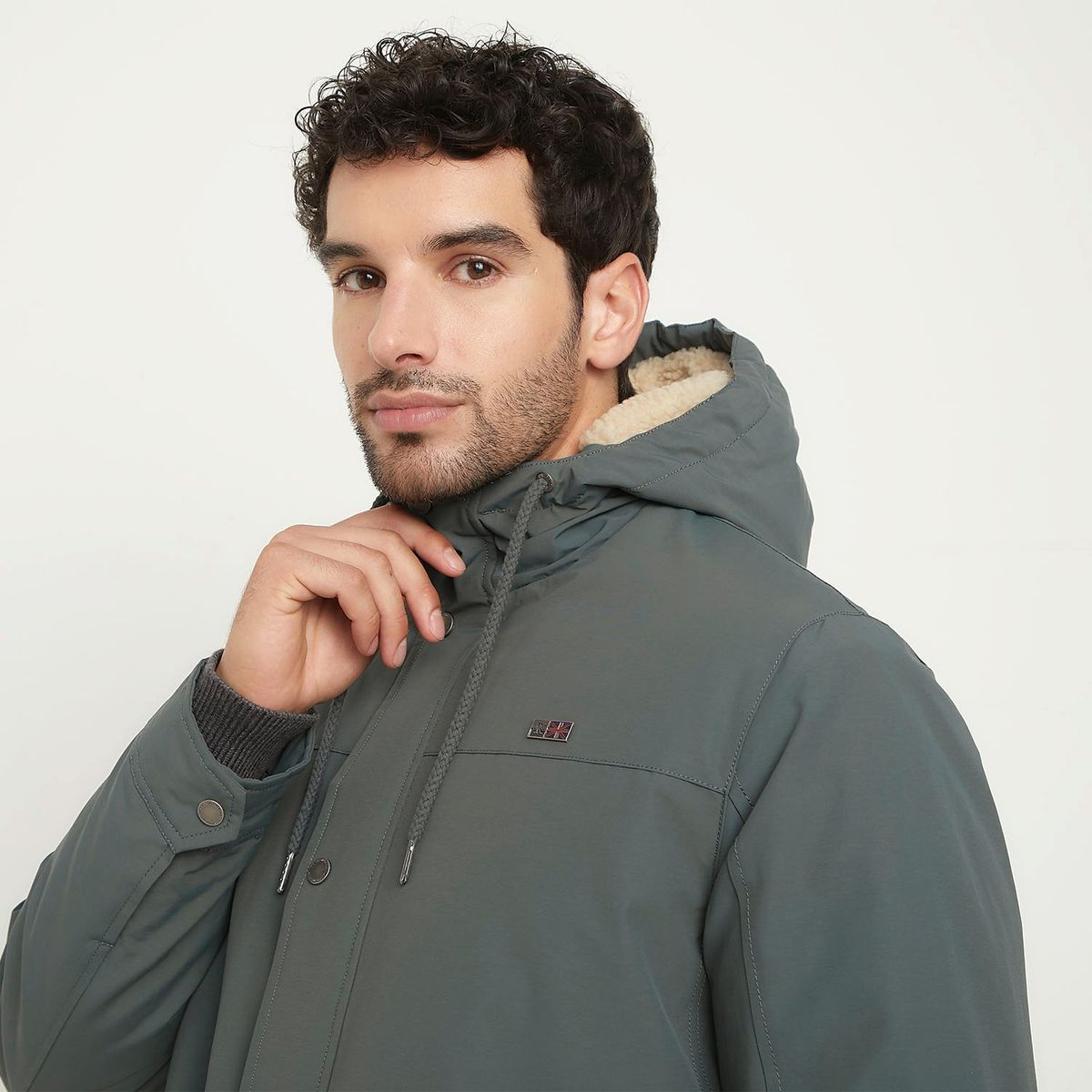 UNIVERSITY CLUB - Chaqueta University Club Manga Larga Con Gorro Hombre