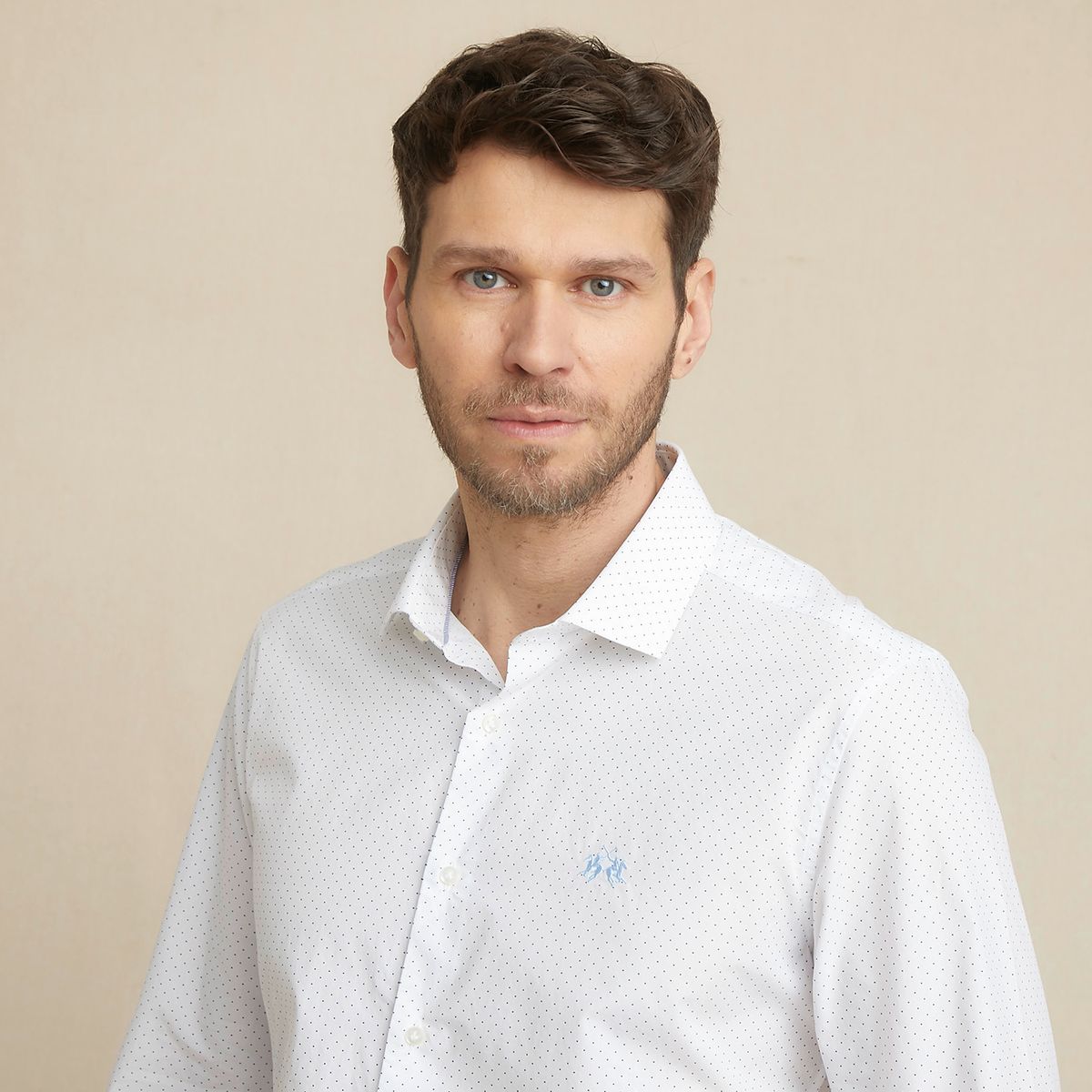 LA MARTINA - Sweater Lana Medio Cierre Hombre La Martina