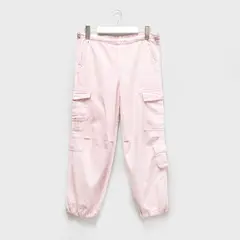 ELEVEN - Jeans Parachute Algodón Niña Diseño Liso Urbano