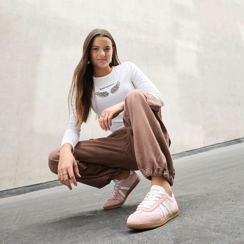 ELEVEN - Jeans Parachute Algodón Eleven Niña Diseño Liso Urbano